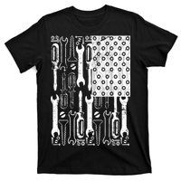 Tool American flag Mechanic T-Shirt