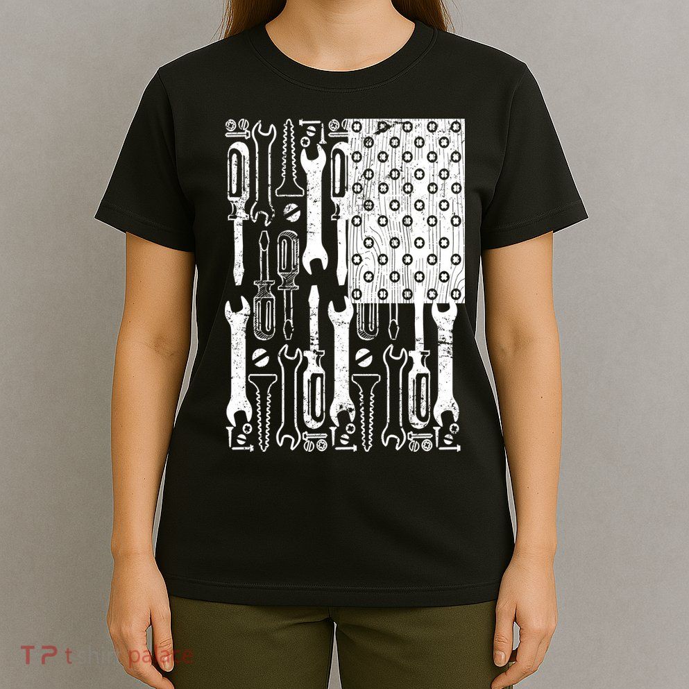 Tool American flag Mechanic T-Shirt