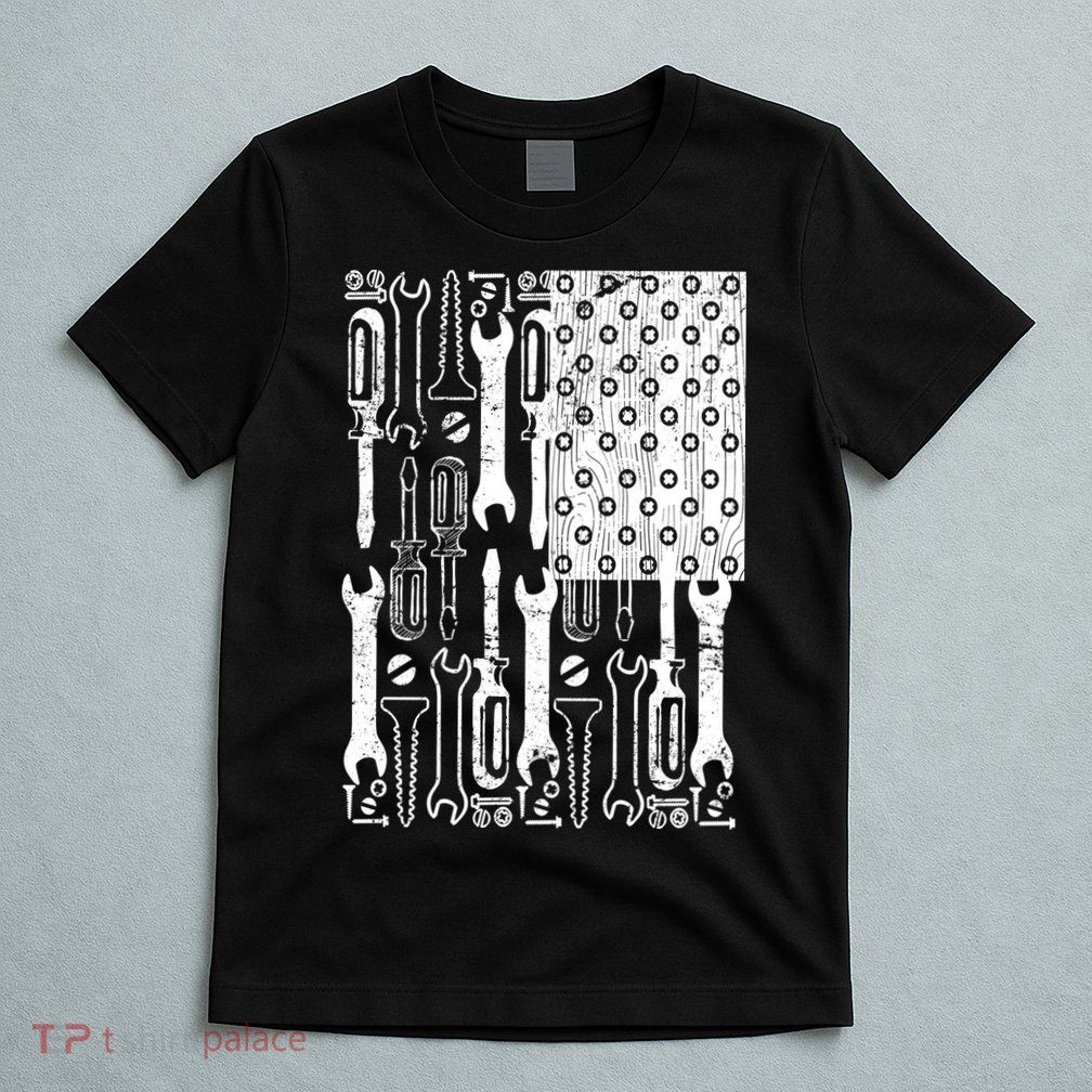 Tool American flag Mechanic T-Shirt