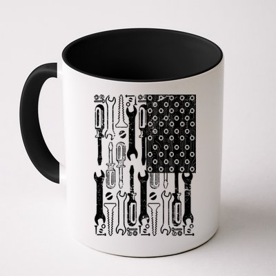 Tool American flag Mechanic Mug