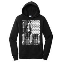 Tool American flag Mechanic Women's Pullover Hoodie