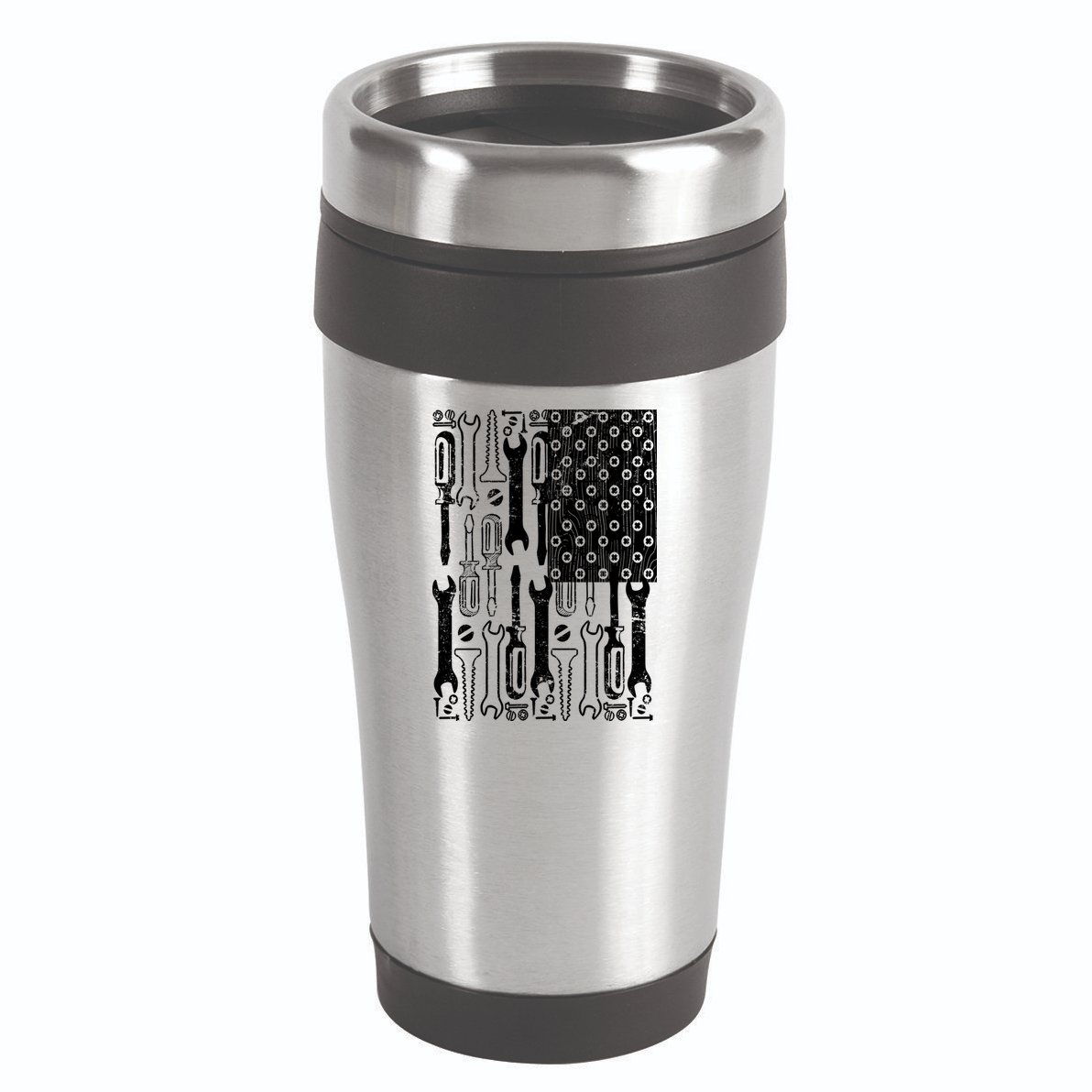Tool American flag Mechanic 16oz Travel Tumbler