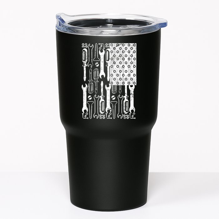 Tool American flag Mechanic Tumbler