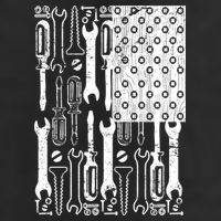Tool American flag Mechanic Golf Towel