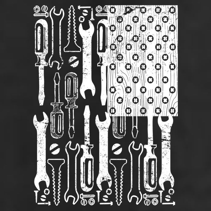 Tool American flag Mechanic Golf Towel