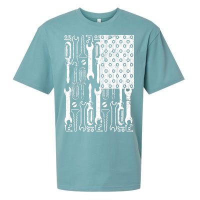 Tool American flag Mechanic Sueded Cloud Jersey T-Shirt