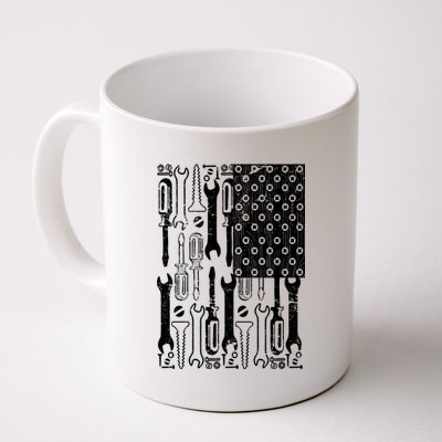 Tool American flag Mechanic Coffee Mug