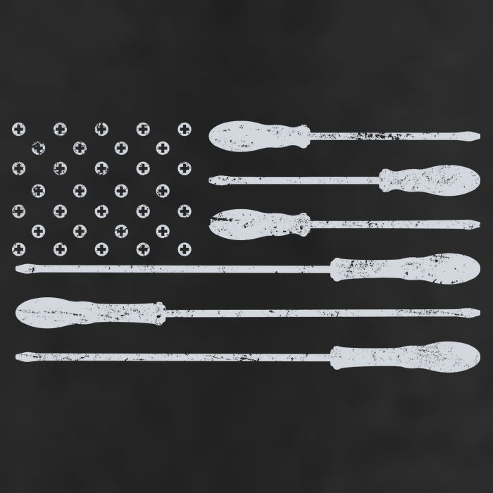Tool Flag Crop Fleece Hoodie