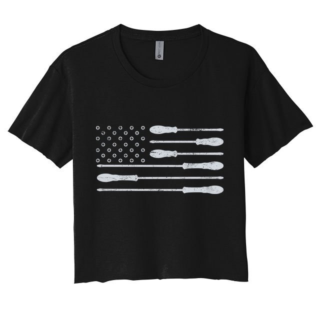 Tool Flag Crop Top