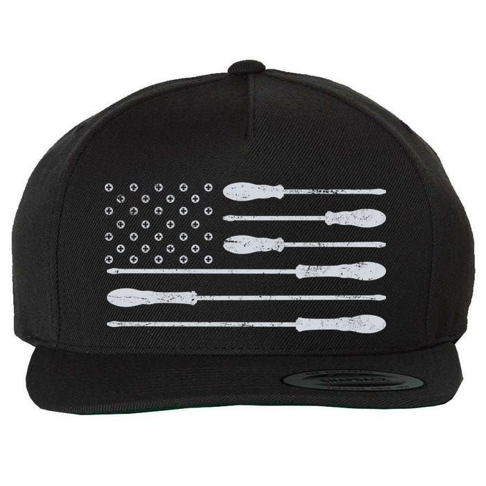 Tool Flag Wool Snapback Cap