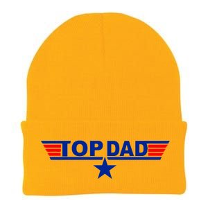 Top Dad Logo Knit Cap Winter Beanie