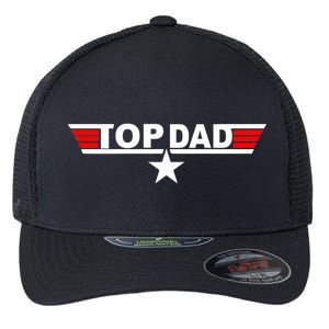 Top Dad Logo Flexfit Unipanel Trucker Cap