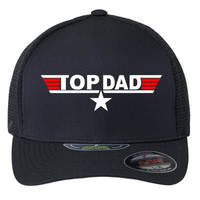 Top Dad Logo Flexfit Unipanel Trucker Cap