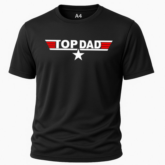 Top Dad Logo Cooling Performance Crew T-Shirt