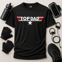 Top Dad Logo Cooling Performance Crew T-Shirt