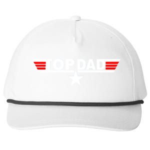 Top Dad Logo Snapback Five-Panel Rope Hat