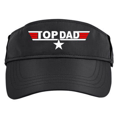 Top Dad Logo Adult Drive Performance Visor