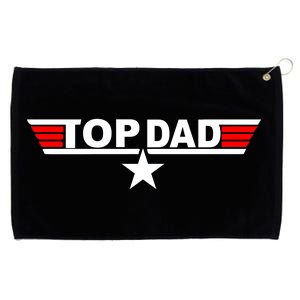 Top Dad Logo Grommeted Golf Towel