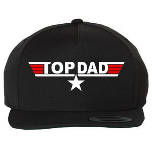 Top Dad Logo Wool Snapback Cap