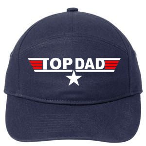 Top Dad Logo 7-Panel Snapback Hat