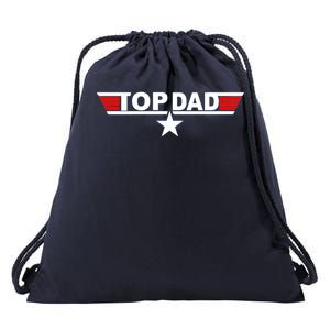 Top Dad Logo Drawstring Bag