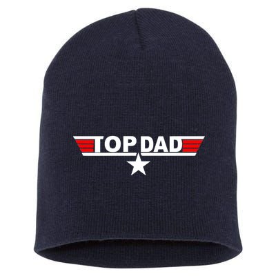 Top Dad Logo Short Acrylic Beanie