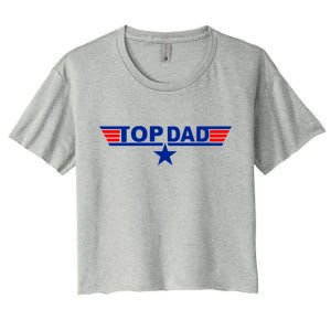 Top Dad Logo Women's Crop Top Tee