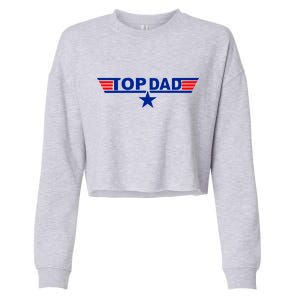 Top Dad Logo Cropped Pullover Crew