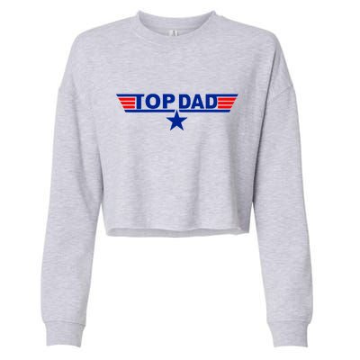 Top Dad Logo Cropped Pullover Crew