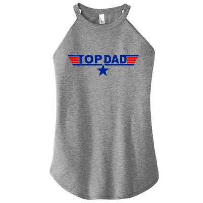 Top Dad Logo Women’s Perfect Tri Rocker Tank