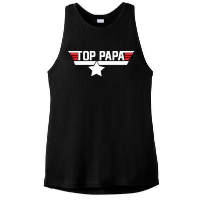 Top Papa Ladies PosiCharge Tri-Blend Wicking Tank