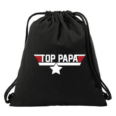 Top Papa Drawstring Bag