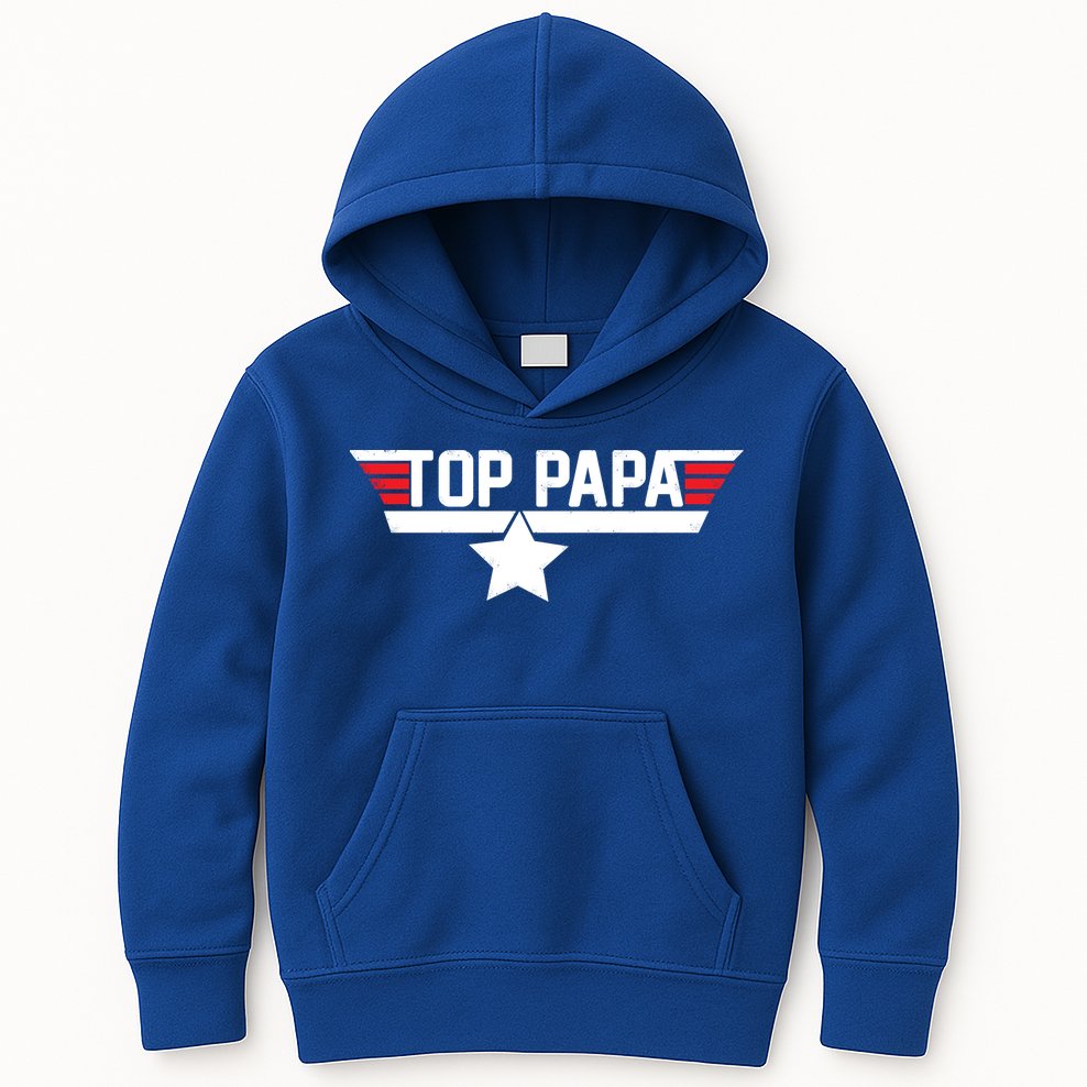 Top Papa Kids Hoodie