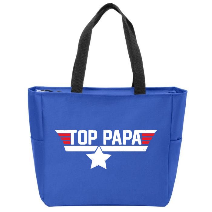 Top Papa Zip Tote Bag