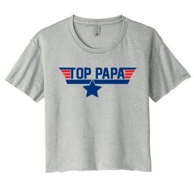 Top Papa Women's Crop Top Tee