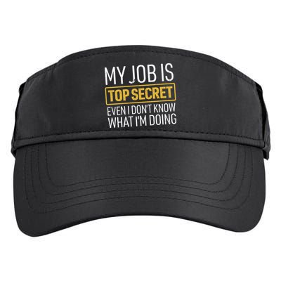 Top Secret Job Adult Drive Performance Visor