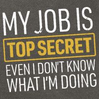 Top Secret Job Cotton Canvas Backpack