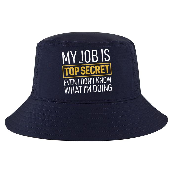 Top Secret Job Cool Comfort Performance Bucket Hat