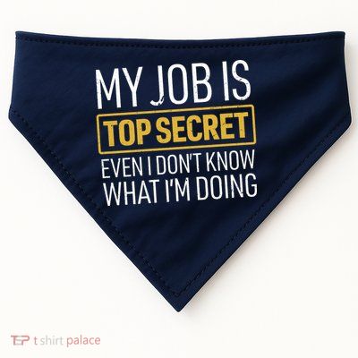Top Secret Job USA-Made Doggie Bandana