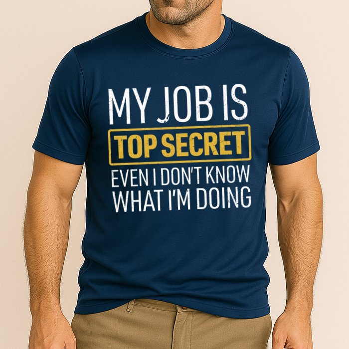 Top Secret Job Cooling Performance Crew T-Shirt