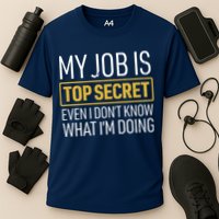 Top Secret Job Cooling Performance Crew T-Shirt