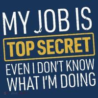 Top Secret Job Flatbill Hat