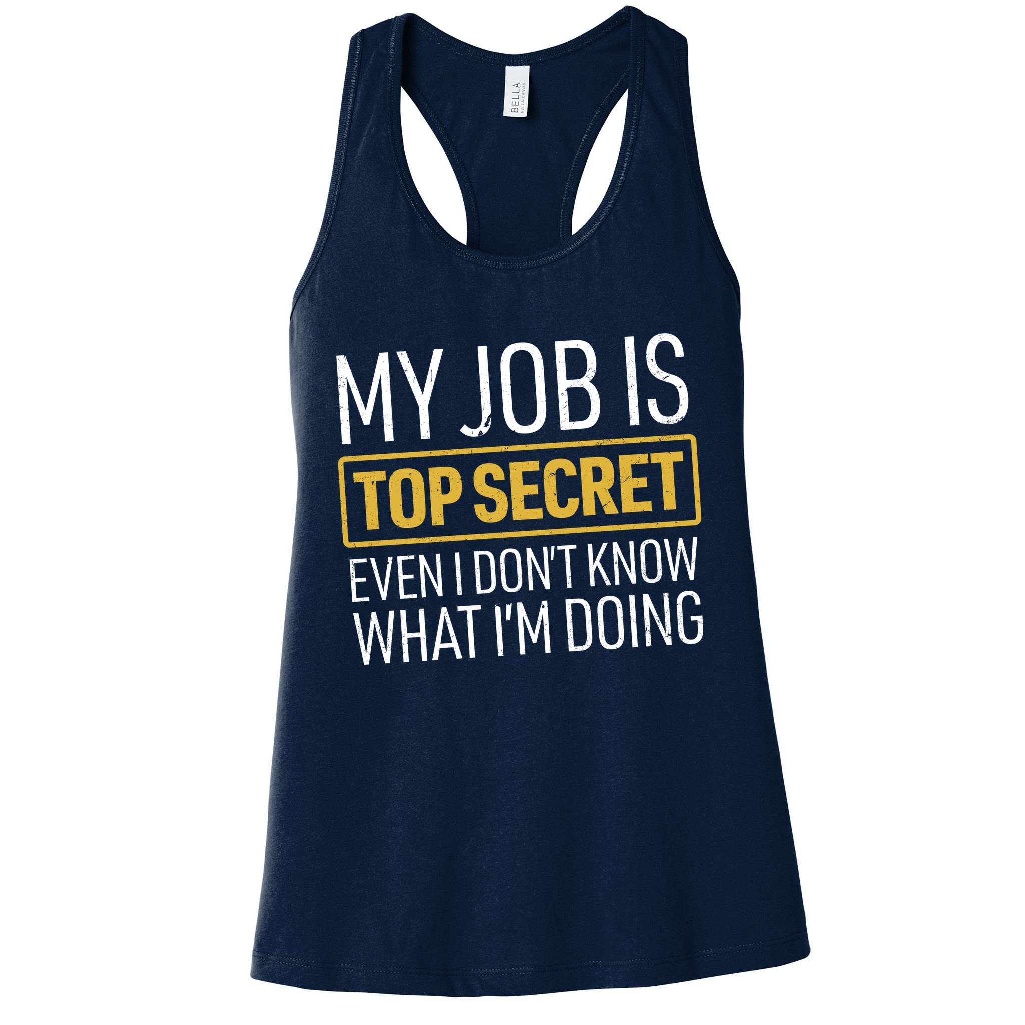 Top Secret Job Womens Tank Top