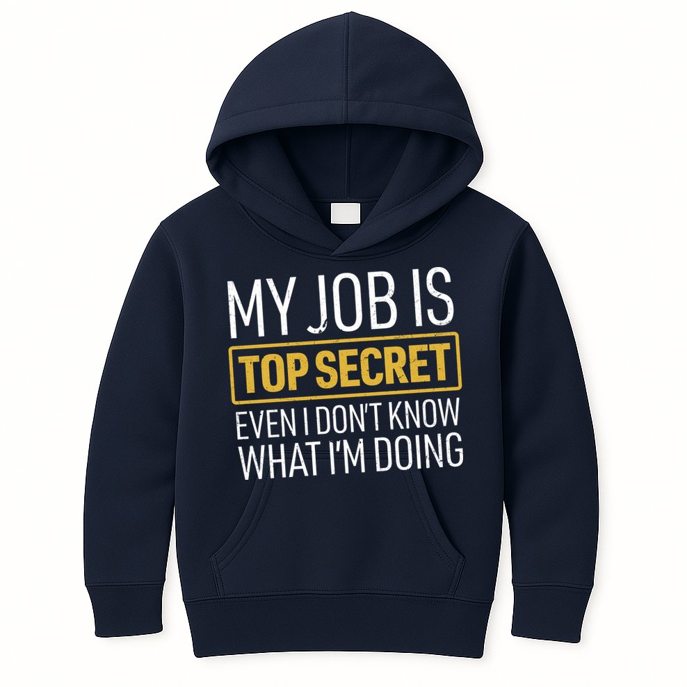Top Secret Job Kids Hoodie