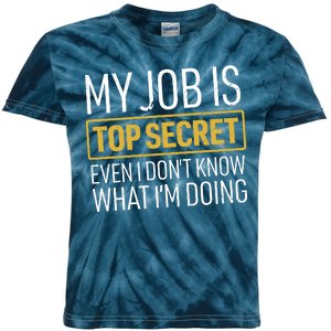 Top Secret Job Kids Tie-Dye T-Shirt