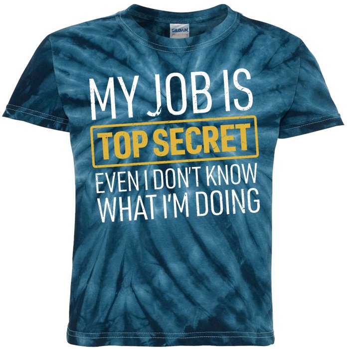 Top Secret Job Kids Tie-Dye T-Shirt