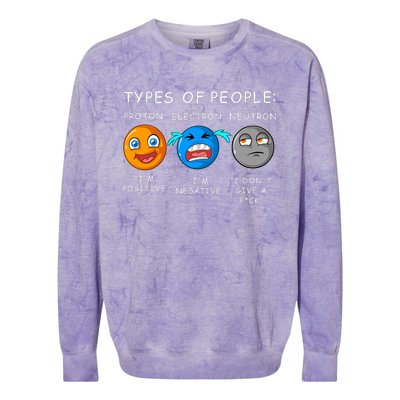 Types Of People Colorblast Crewneck Sweatshirt