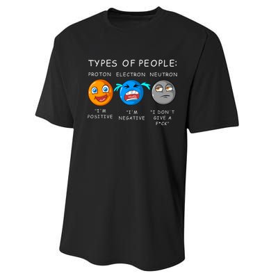 Types Of People Performance Sprint T-Shirt