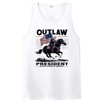 Trump Outlaw President United States Of America PosiCharge Competitor Tank