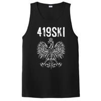 Toledo Ohio Polish American Eagle Flag Pride 419 Area Code PosiCharge Competitor Tank